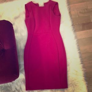 Calvin Klein pink scuba dress
